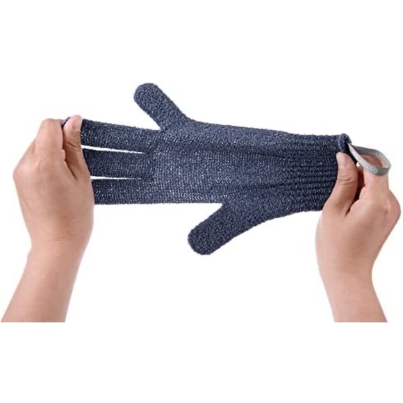 Exfoliating Spa Bath Shower Body Scrubber Dead Skin Remover Mitt Gloves 2 Pairs - Picture 3 of 4